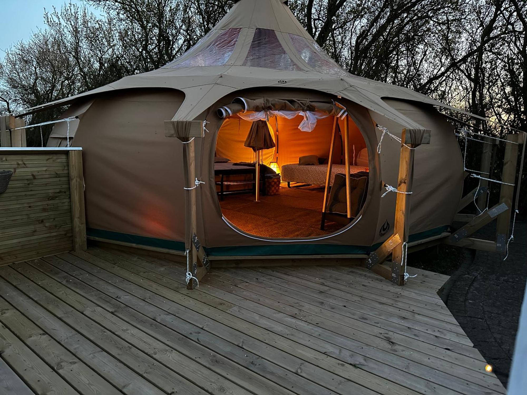 Romantic Luxus Glamping 1 Idestrup Eksteriør bilde